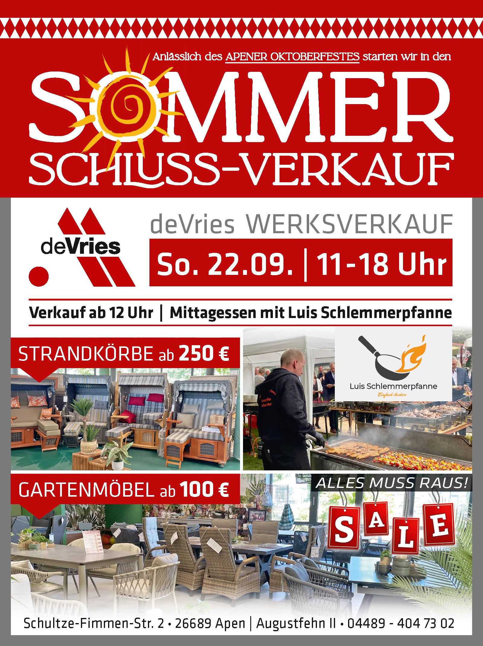 Sommer Schluss Verkauf